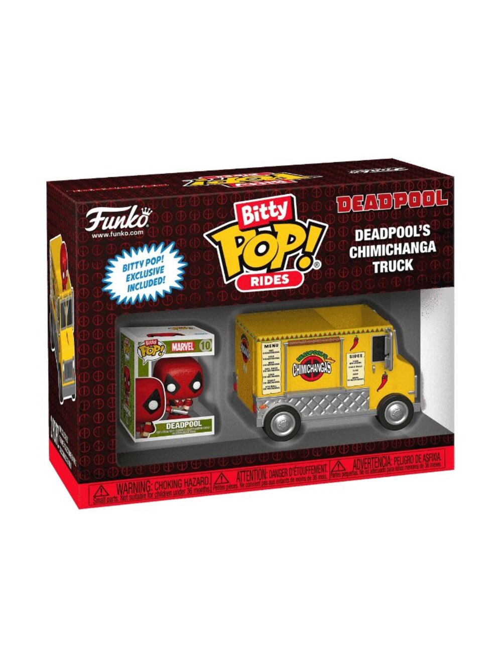Funko Bitty POP! Rides Marvel Deadpool's Chimichanga Truck